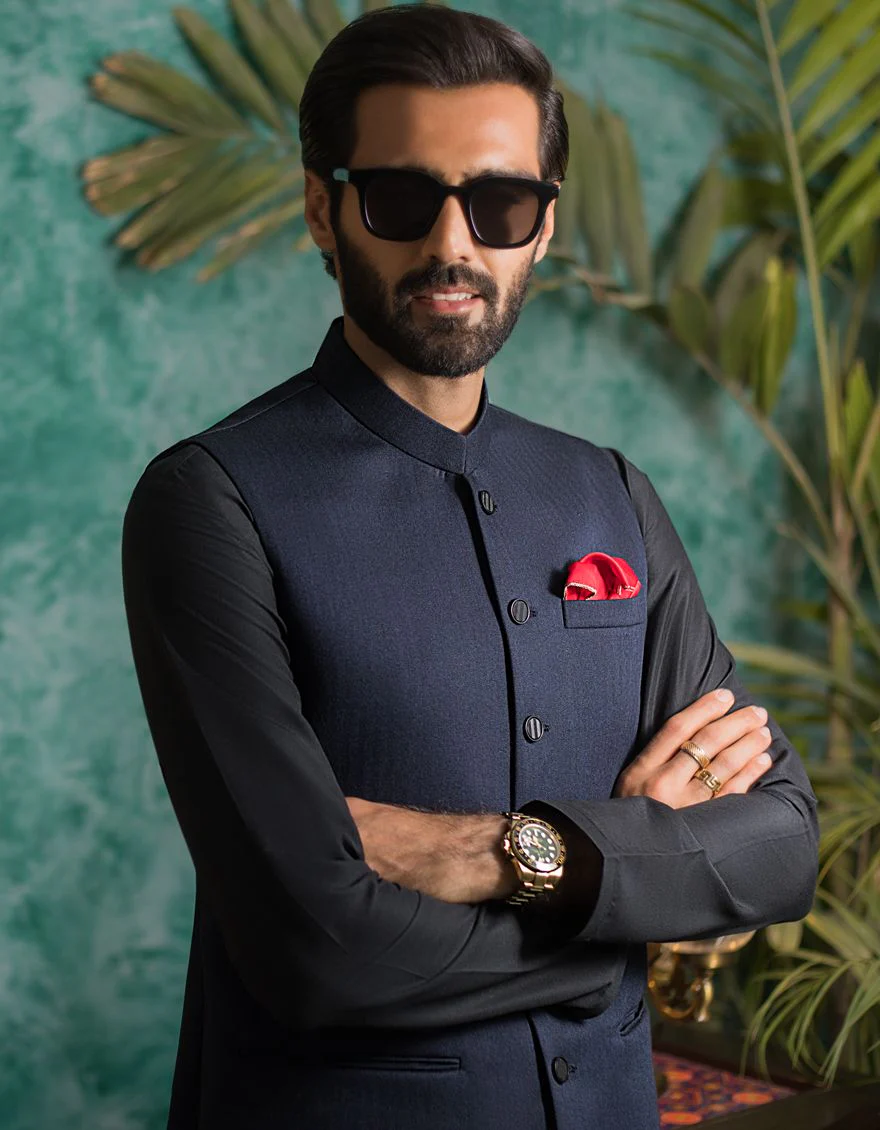 BLUE WAISTCOAT | JJVC-US-27381/S21/JJ7142 - Image 3
