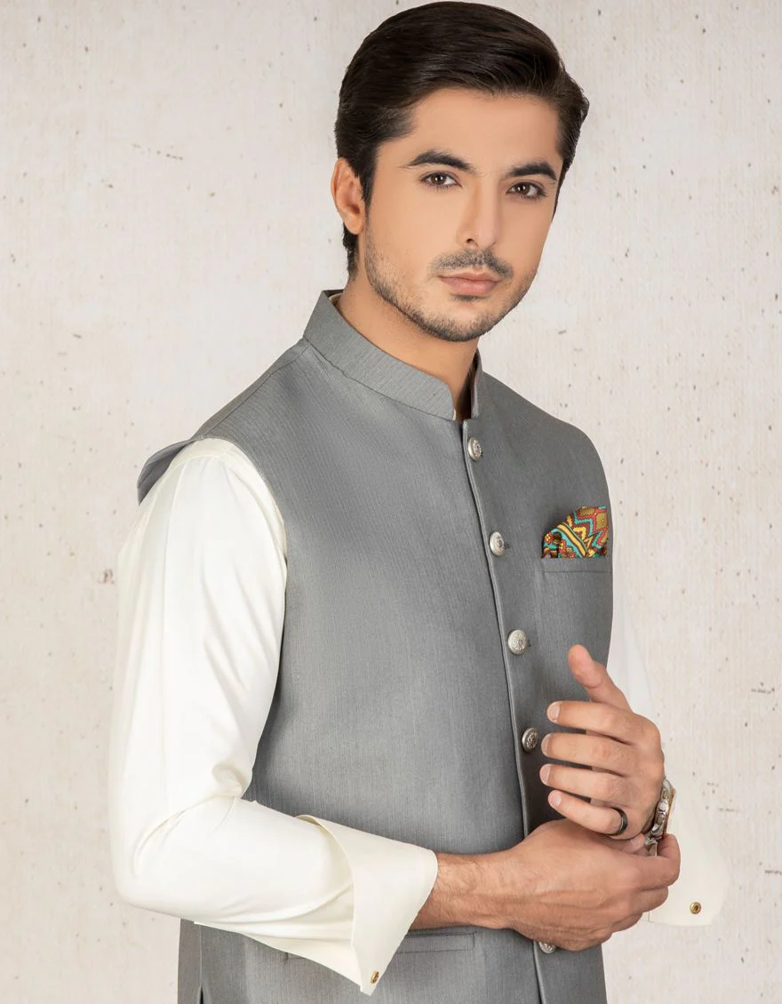 GREY WAISTCOAT | JJVC-US-27399/S21/JJ7428-CL - Image 3