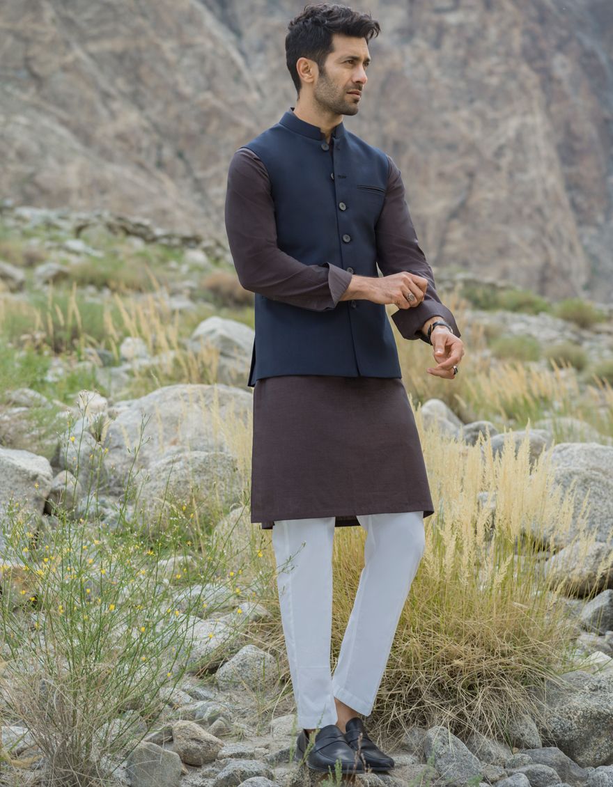 DULL NAVY WAISTCOAT | JJVC-US-27408/S21/JJ7376-FL - Image 2