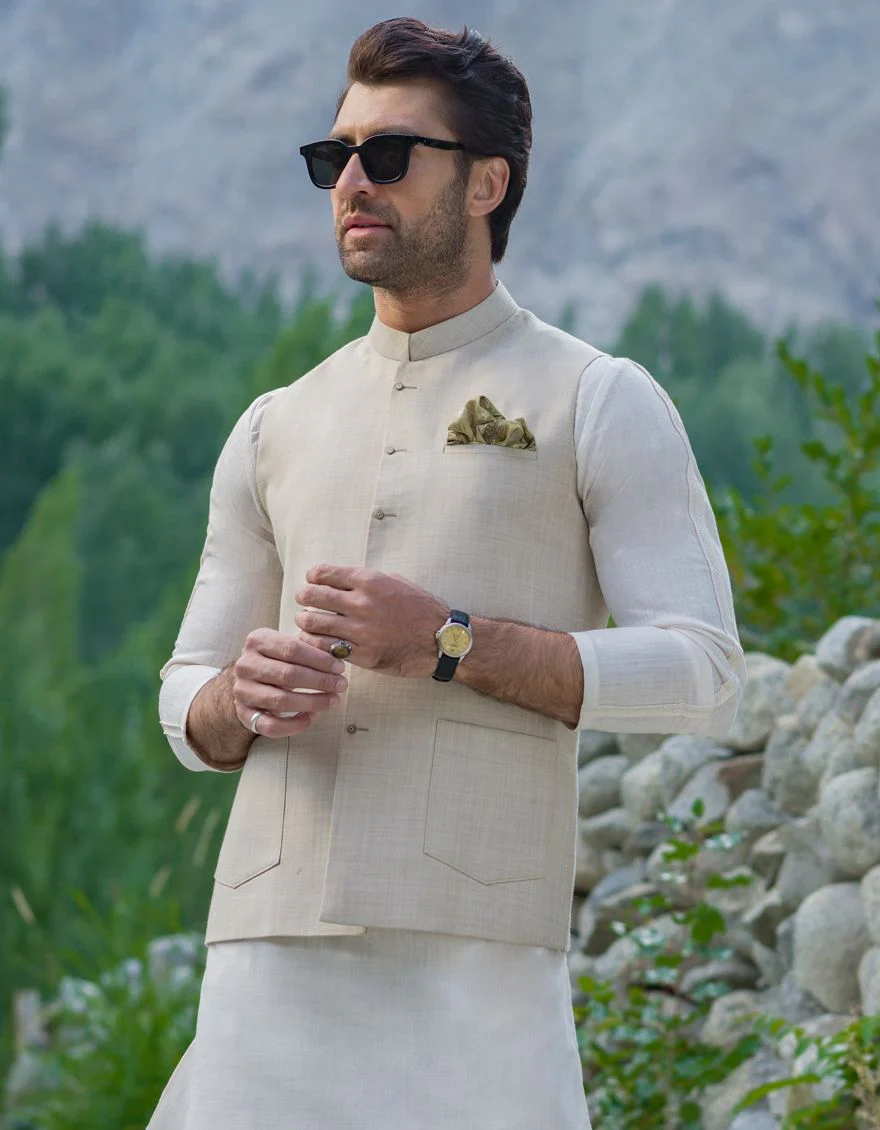 BEIGE WAISTCOAT | JJVC-US-27410/S21/JJ7379-PN - Image 2