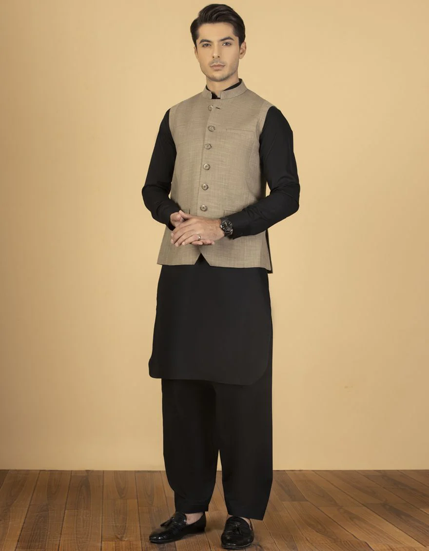 SAND WAISTCOAT | JJVC-US-27411/S21/JJ7379-CL - Image 2