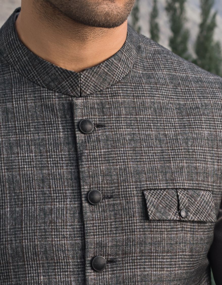 GREY WAISTCOAT | JJVC-US-27413/S21/JJ7433-CL - Image 2