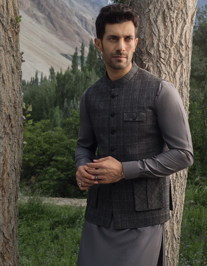 GREY WAISTCOAT | JJVC-US-27413/S21/JJ7433-CL - Image 4