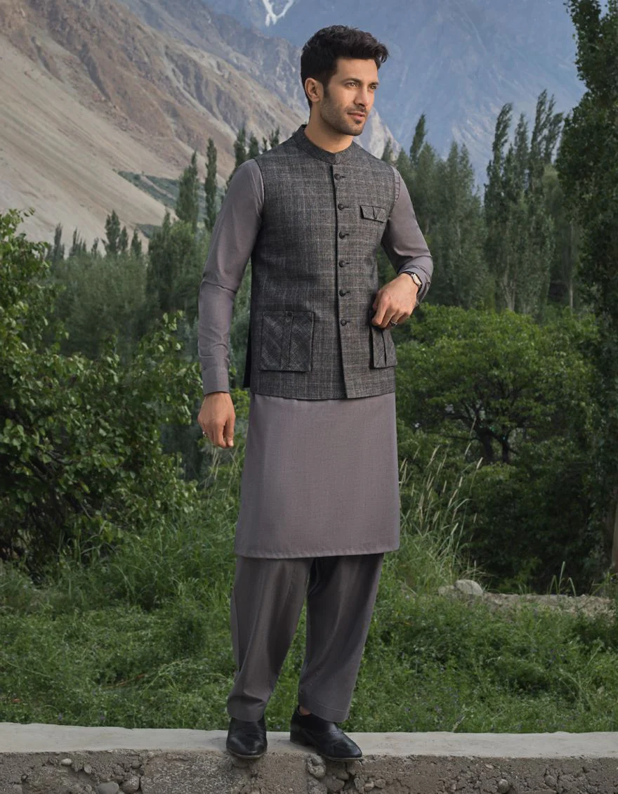 GREY WAISTCOAT | JJVC-US-27413/S21/JJ7433-CL - Image 5