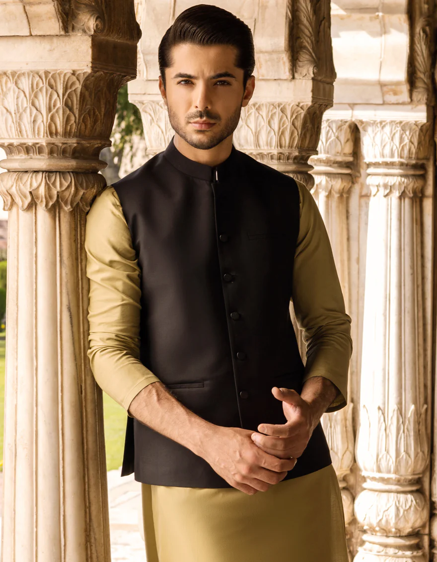 BLACK SUITING WAISTCOAT | JJVC-US-27436/S22/JJ7552-PN - Image 2