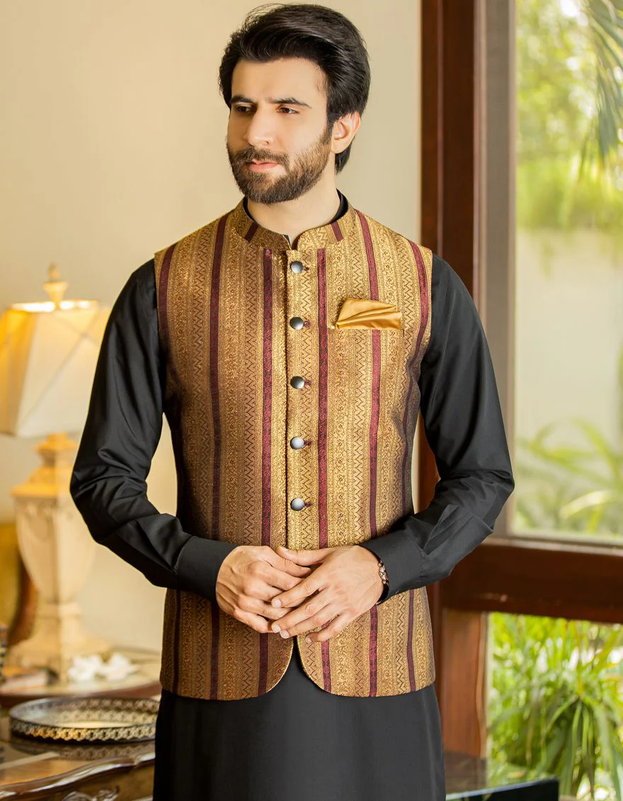 MAROON WAISTCOAT | JJVC-US-33137/S20/JJ7060 - Image 3