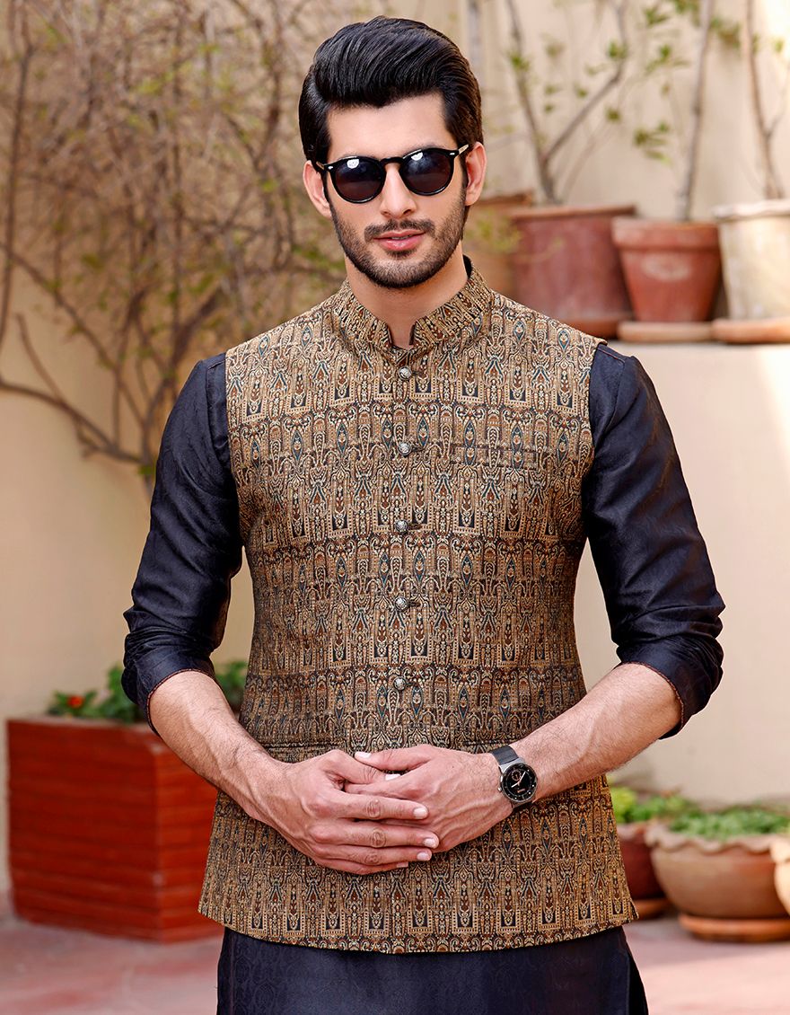 GREEN WAISTCOAT | JJVC-US-42122/S21/JJ7373