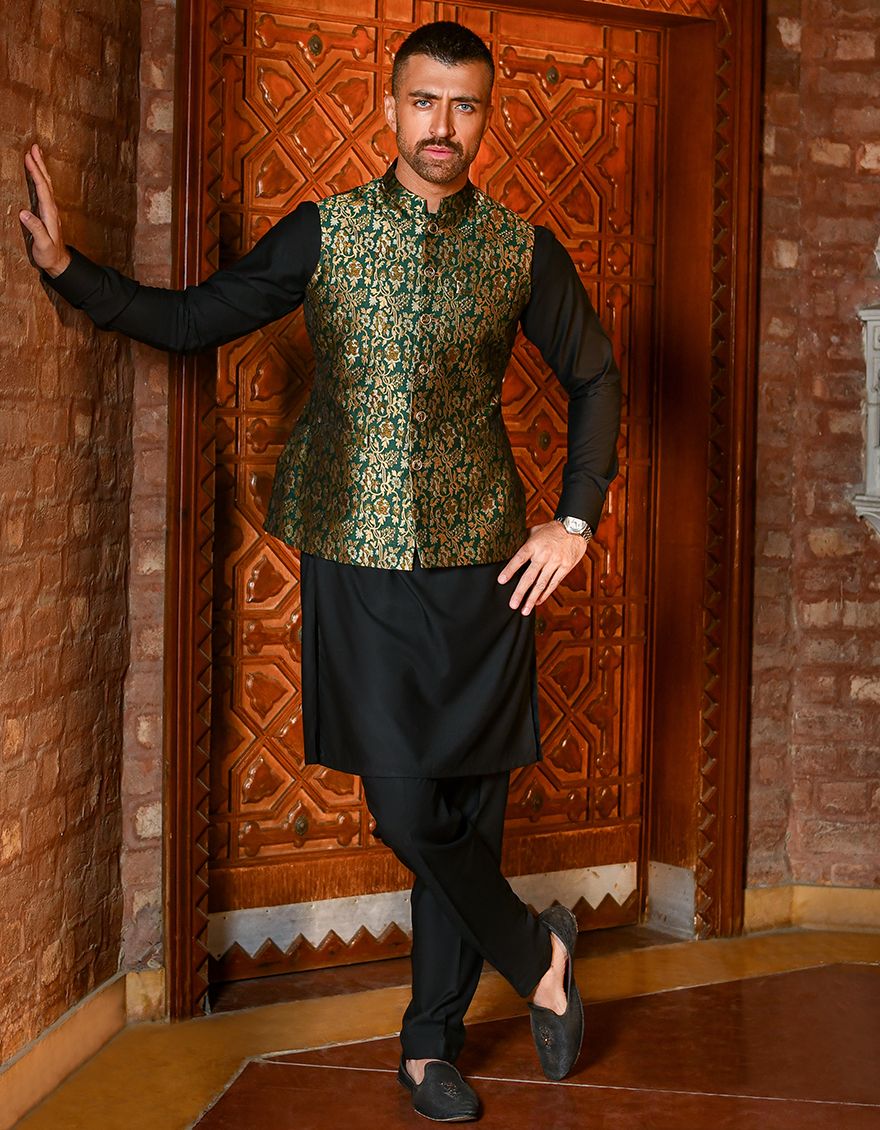 GREEN WAISTCOAT | JJVC-US-42303/S22/JJ8020-FL - Image 3