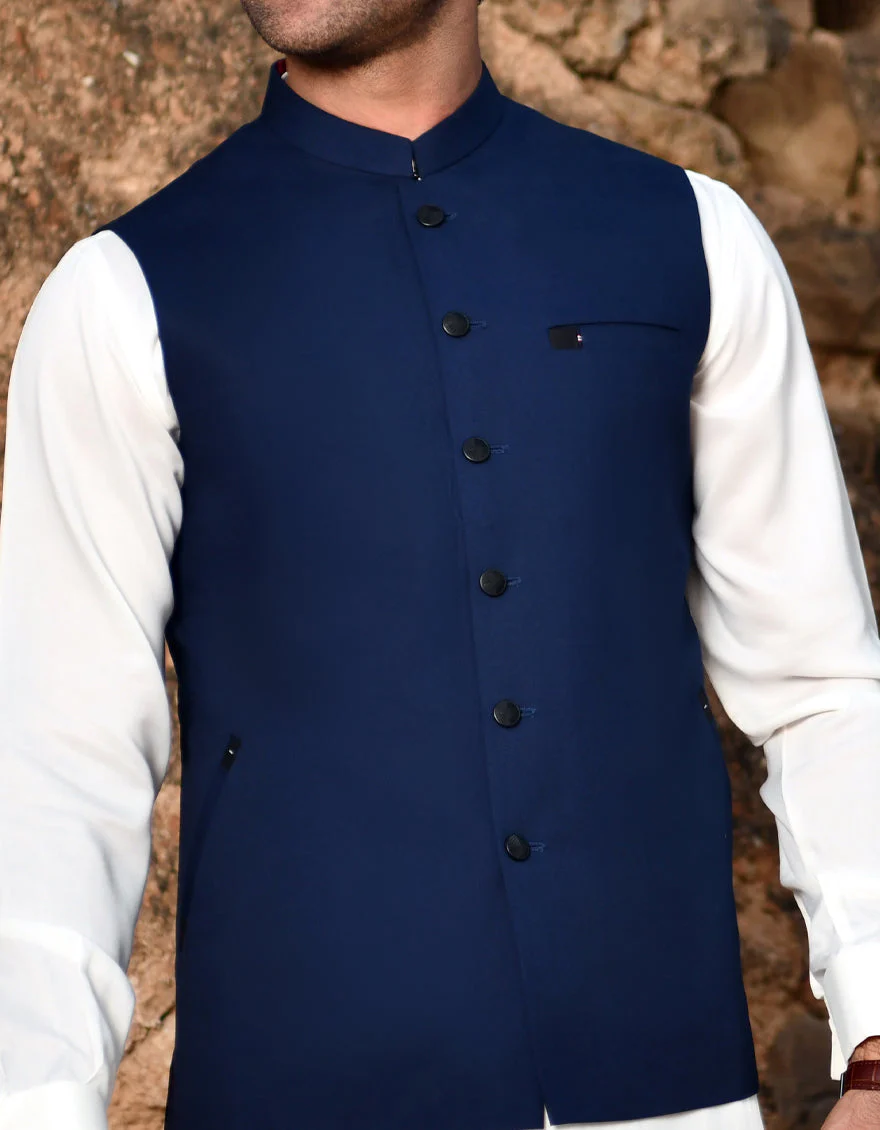 BLUE WAISTCOAT | JJVC-US-45194/A23/JJ8086-CL - Image 3
