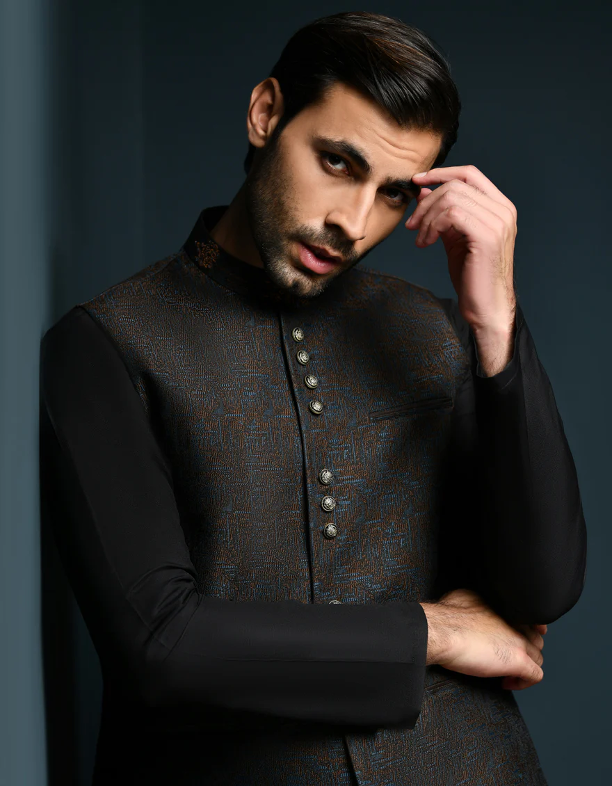 BROWN WAISTCOAT | JJVC-US-48022/S23/JJ9035-FL - Image 2