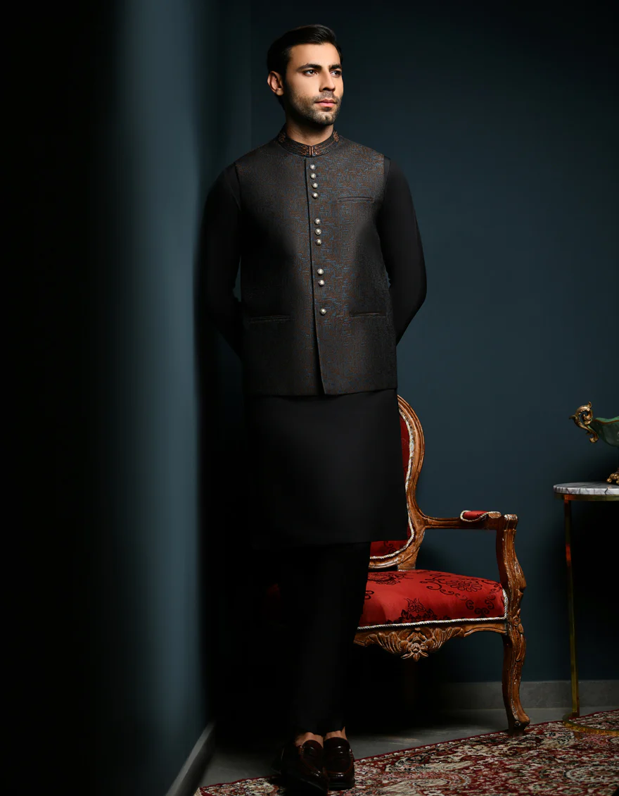 BROWN WAISTCOAT | JJVC-US-48022/S23/JJ9035-FL - Image 3