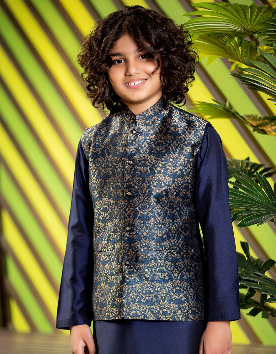 TURQUOISE WAISTCOAT | JKVC-US-33177/S20/JJ7057 - Image 2