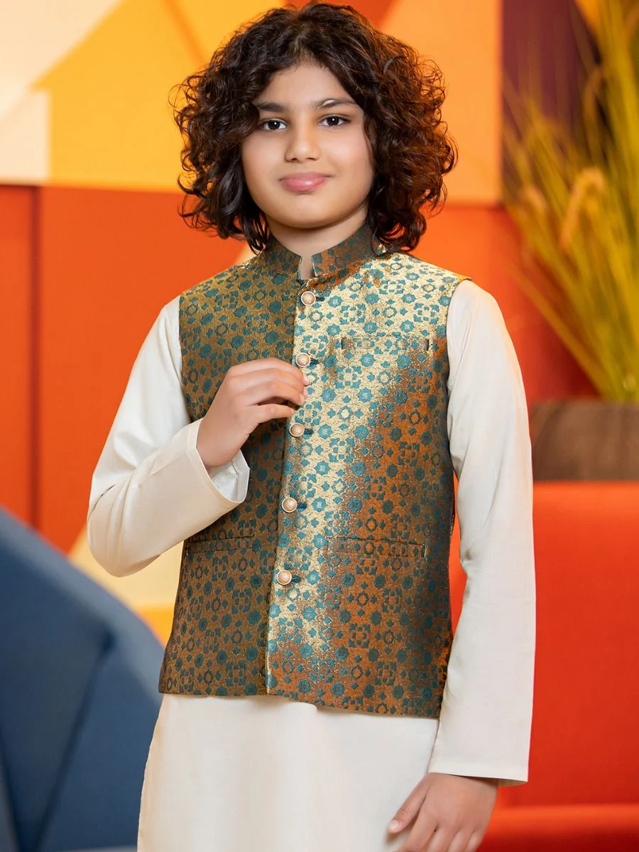 SEA GREEN WAISTCOAT | JKVC-US-33247/S20/JJ7065 - Image 2