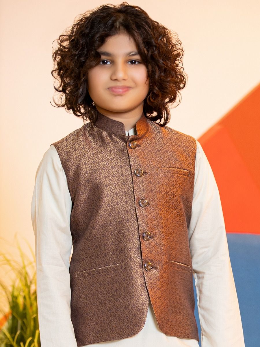 BROWN WAISTCOAT | JKVC-US-42044/S20/JJ7138 - Image 2