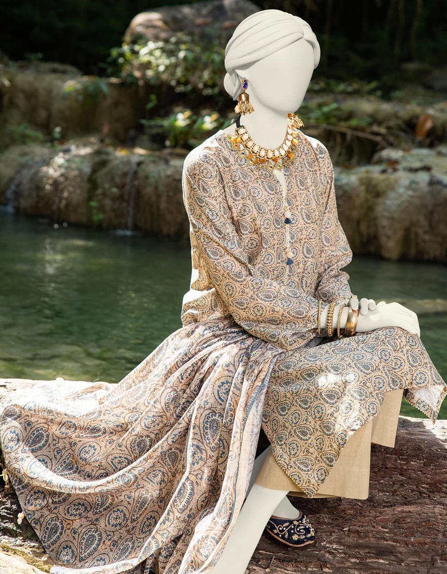 MULTICOLOR 2PC UNSTITCHED | JLAWN-JDS-US-24-1023 - Image 2