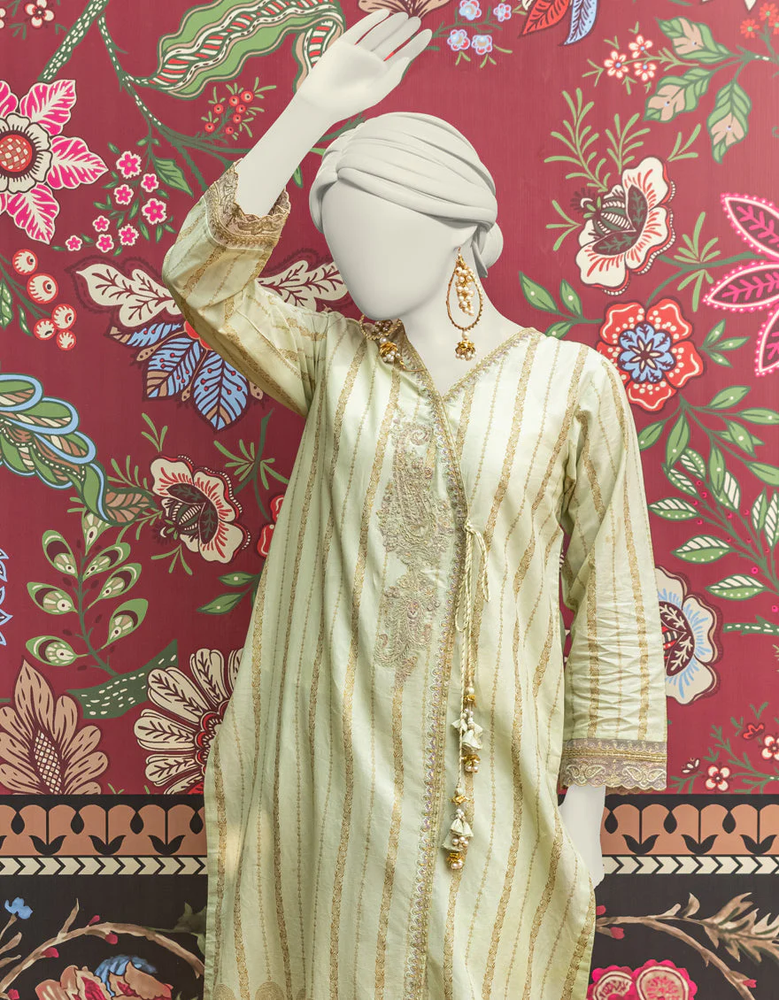 GREEN 2PC STITCHED | JLAWN-JST-US-04-1607/S - Image 3