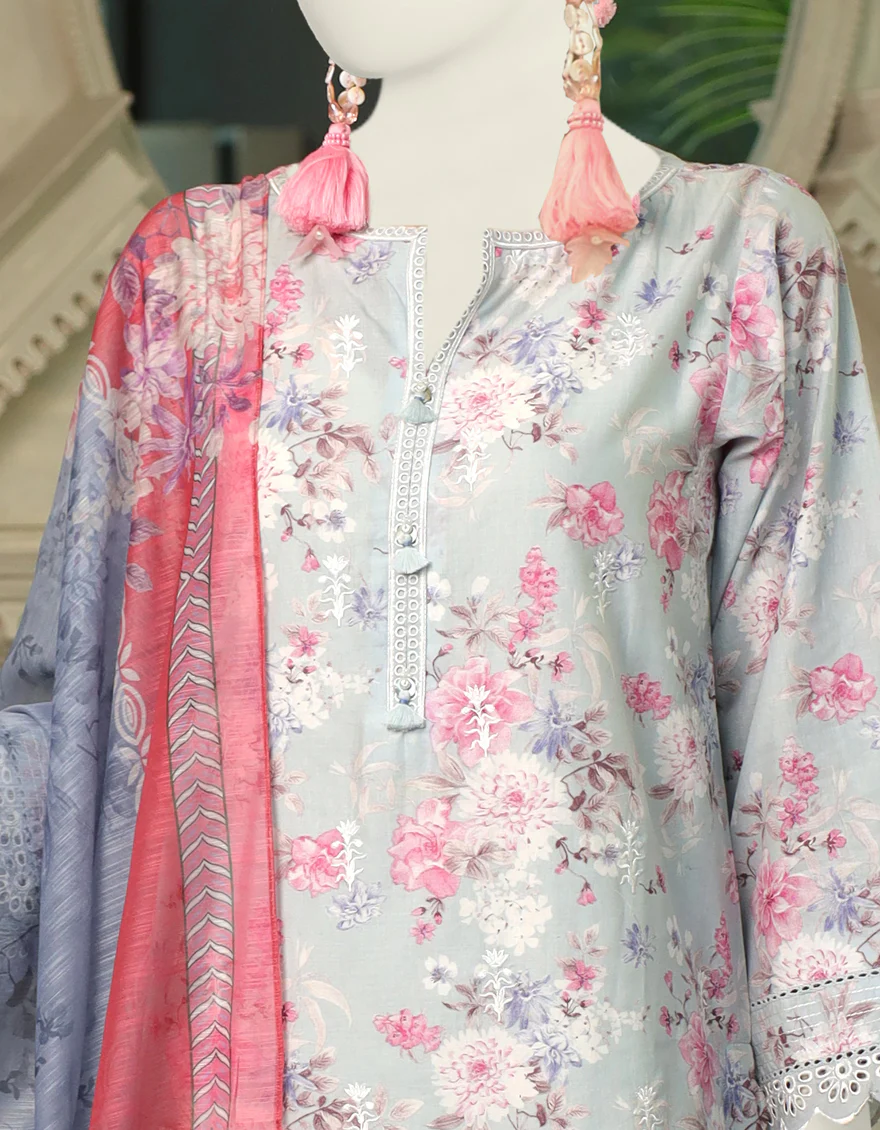 GREY LAWN 3PC STITCHED | JLAWN-S-24-032/S SCH - Image 3