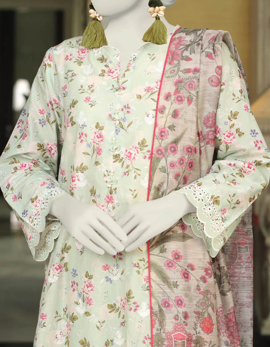GREEN LAWN 3PC STITCHED | JLAWN-S-24-033/S SCH - Image 3