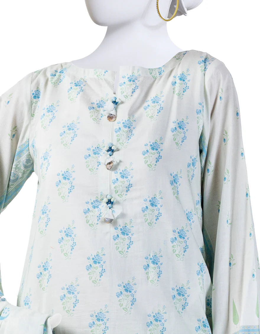 WHITE LAWN 3PC STITCHED | JLAWN-S-24-159/S RIWAAJ-01 - Image 3