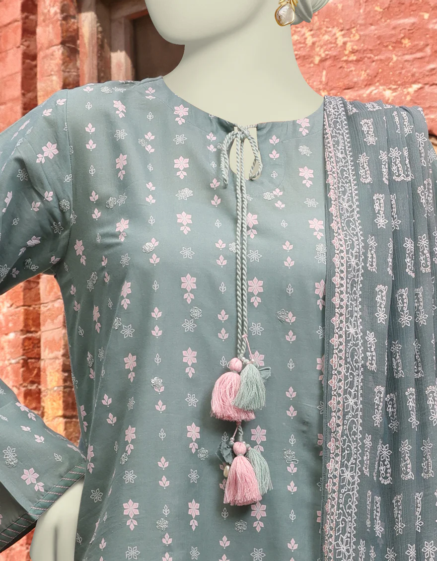 GREEN LAWN 3PC STITCHED | JLAWN-S-24-175/S WIRSA-01 - Image 3