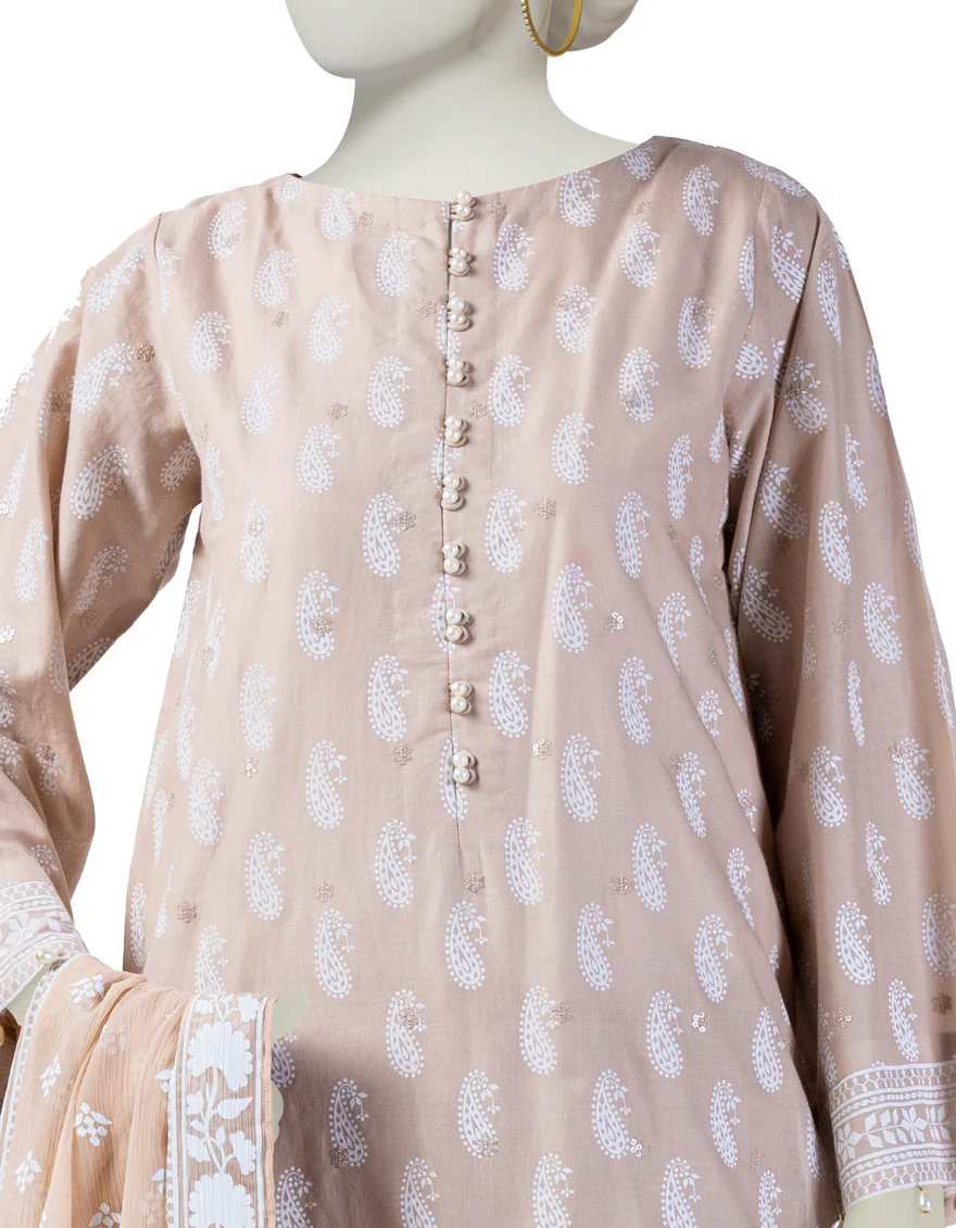 BROWN LAWN 3PC STITCHED | JLAWN-S-24-178/S WIRSA-04 - Image 3