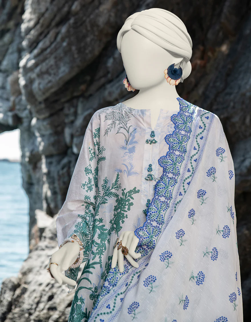WHITE LAWN 3PC UNSTITCHED | JLAWN-S-24-213 ETHNIC CHARM-3 - Image 3