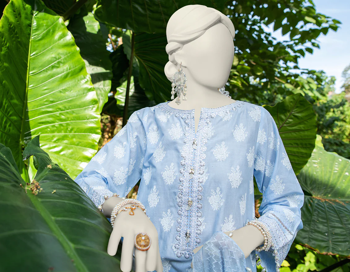 LIGHT BLUE LAWN 3PC UNSTITCHED | JLAWN-S-24-218 FESTIVITY-4 - Image 3