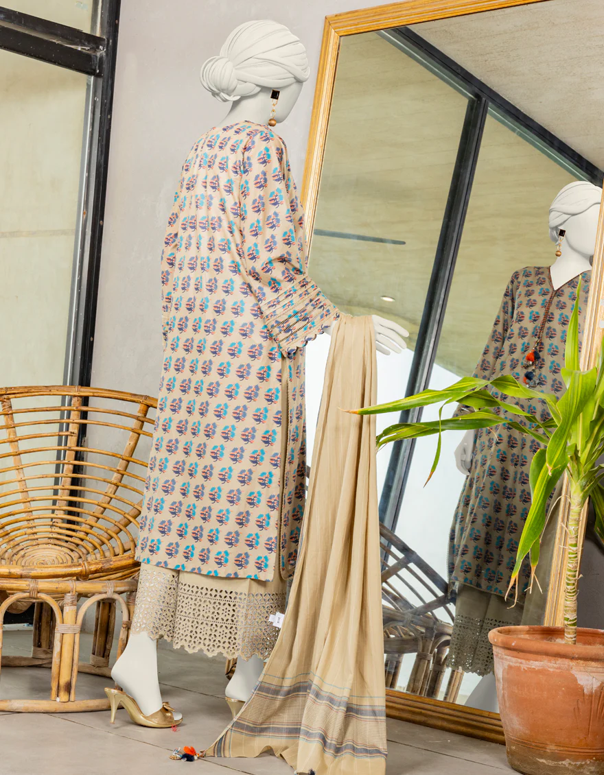 MULTI LAWN 3PC UNSTITCHED | JLAWN-S-24-224 FANTA - Image 2