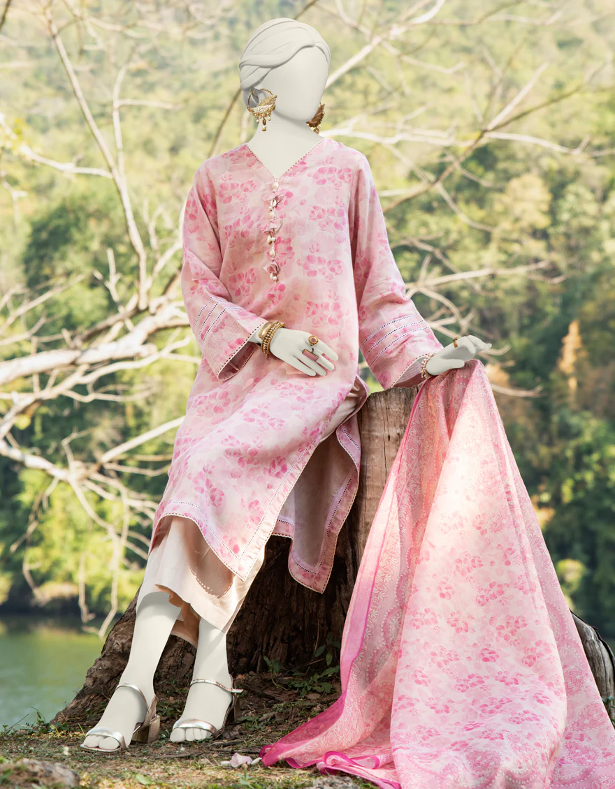 MULTICOLOR DOBBY 3PC UNSTITCHED | JLAWN-S-24-237 SHIMMERING-3 - Image 2