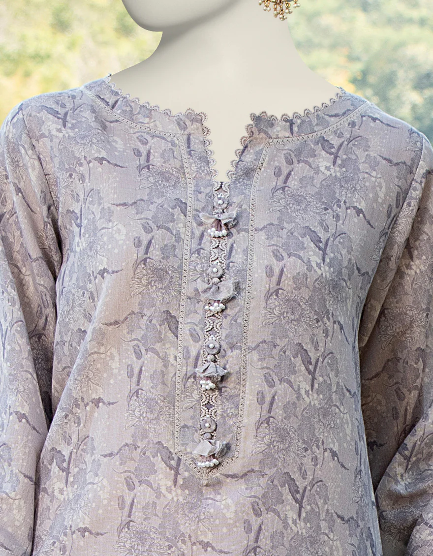 MULTICOLOR DOBBY 3PC UNSTITCHED | JLAWN-S-24-242 SHIMMERING-8 - Image 4