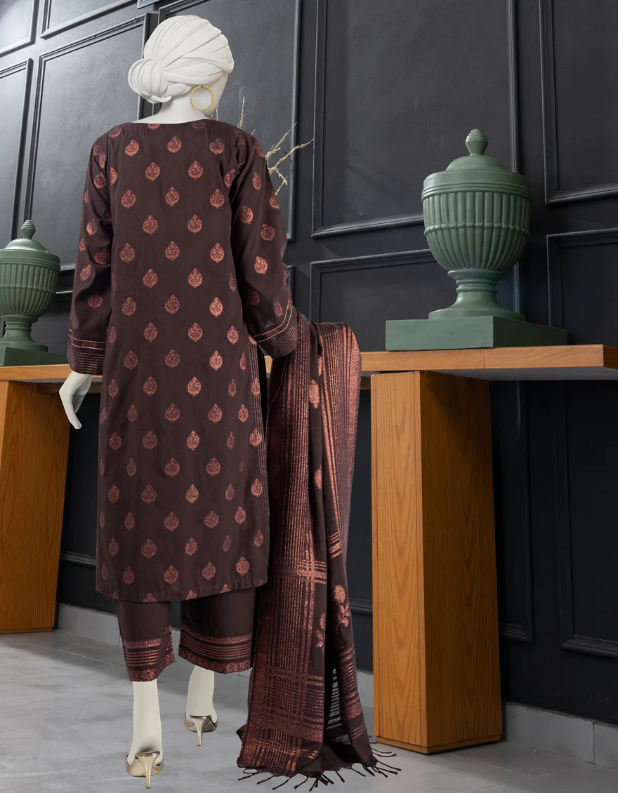 MULTICOLOR JACQUARD 3PC UNSTITCHED | JLAWN-S-24-303 KIRAN - Image 2