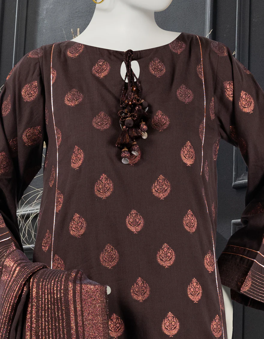 MULTICOLOR JACQUARD 3PC UNSTITCHED | JLAWN-S-24-303 KIRAN - Image 3
