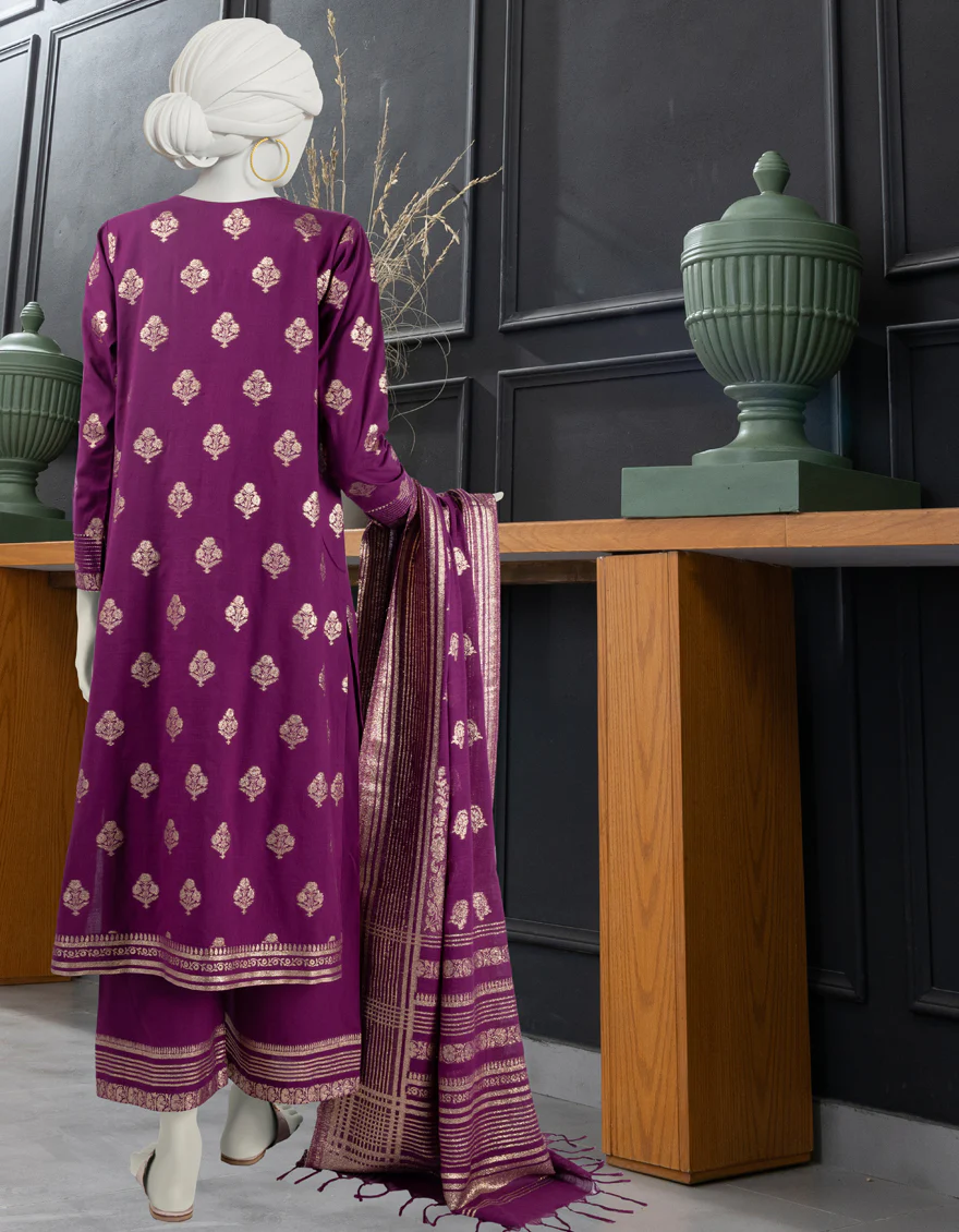 MULTICOLOR JACQUARD 3PC UNSTITCHED | JLAWN-S-24-305 KIRAN - Image 2