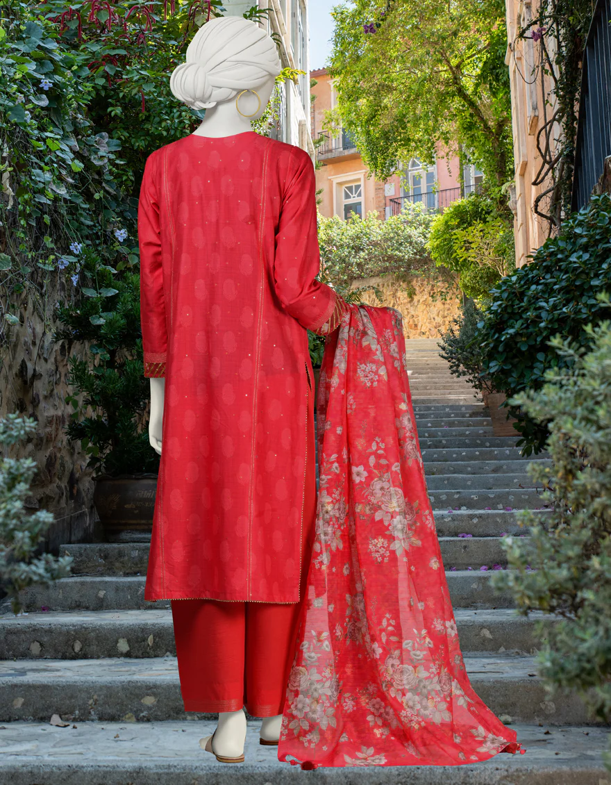 PINK LAWN 3PC UNSTITCHED | JLAWN-S-24-307 ESPIR - Image 2