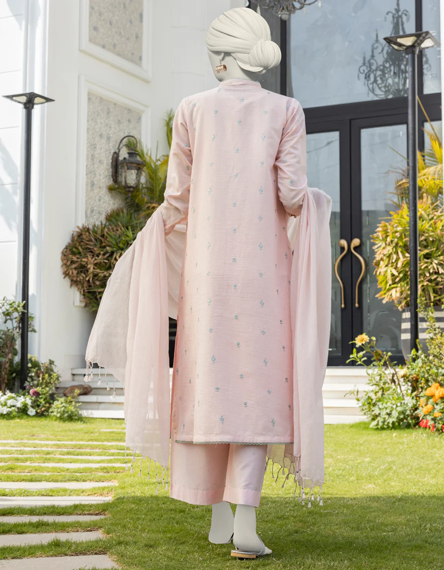 PINK CAMBRIC 3PC UNSTITCHED | JLAWN-S-24-372 KHILA - Image 2