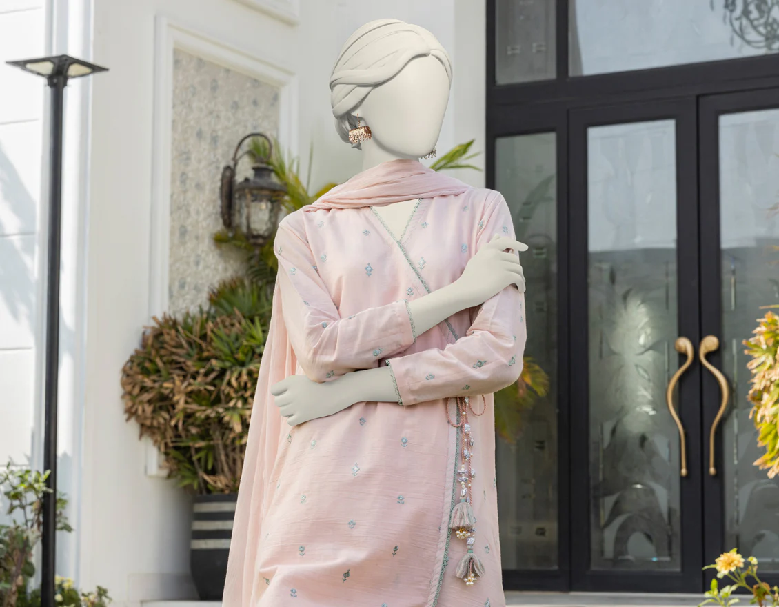 PINK CAMBRIC 3PC UNSTITCHED | JLAWN-S-24-372 KHILA - Image 3