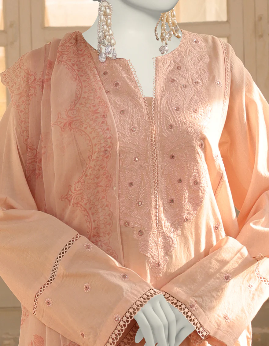PINK DYED 3PC STITCHED | JLAWN-S-24-409/S DHA - Image 2