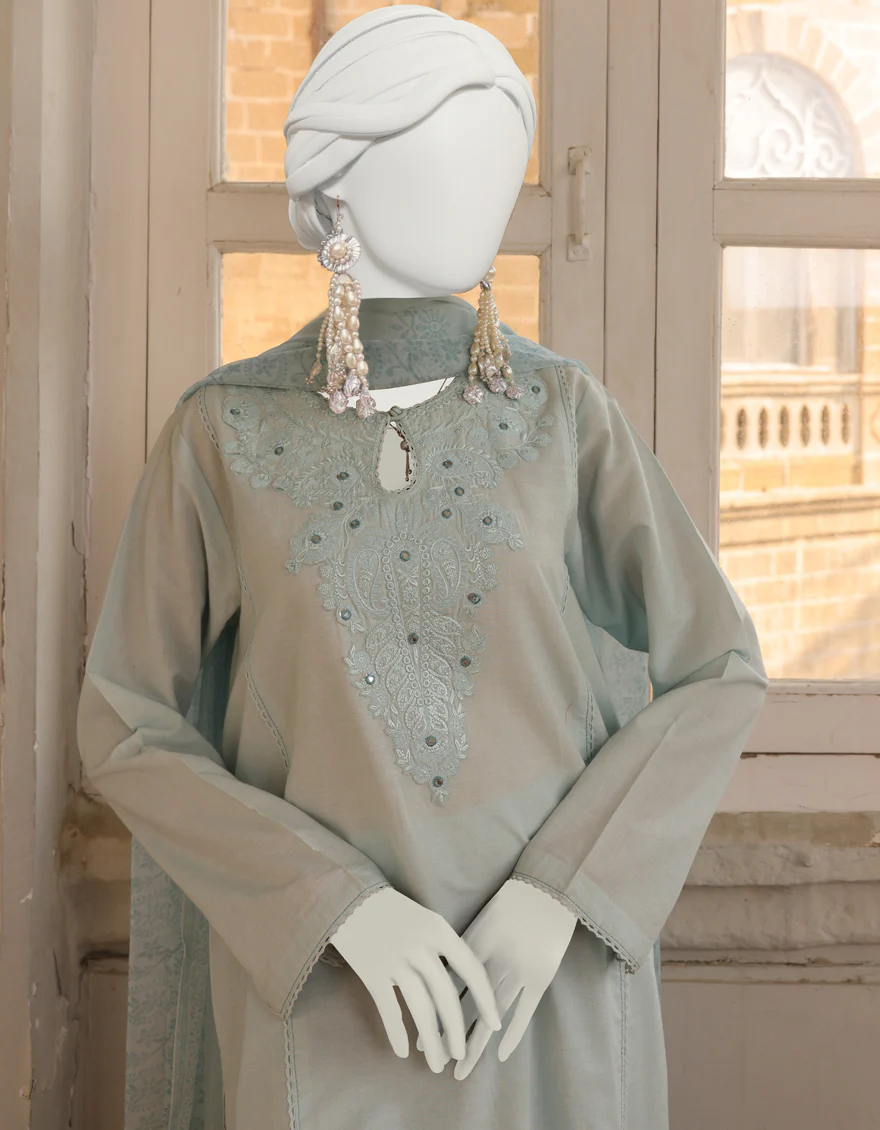 BLUE DYED 3PC STITCHED | JLAWN-S-24-410/S DHA - Image 3