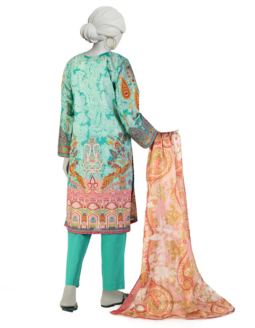 GREEN LAWN 3PC STITCHED | JLAWN-S-25-083/S ETR - Image 2