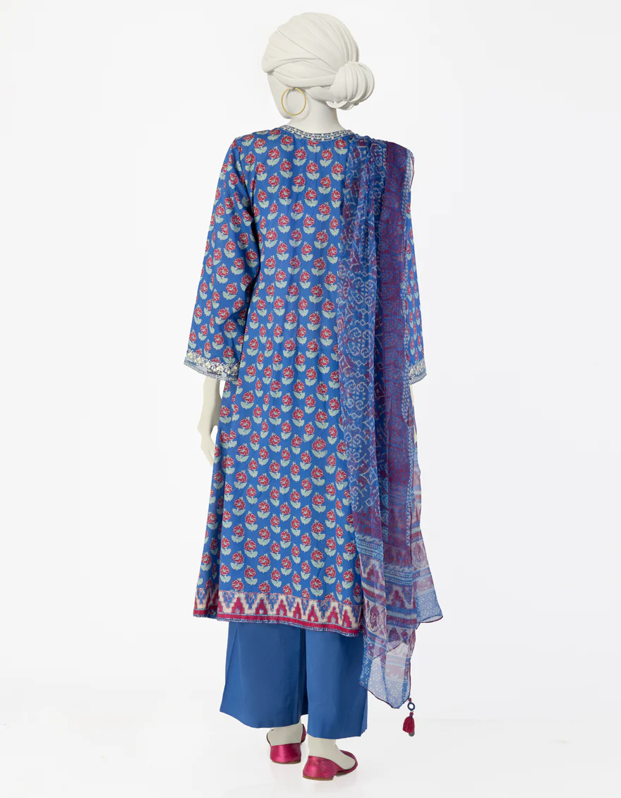 BLUE LAWN 3PC STITCHED | JLAWN-S-25-121/S MIR - Image 2