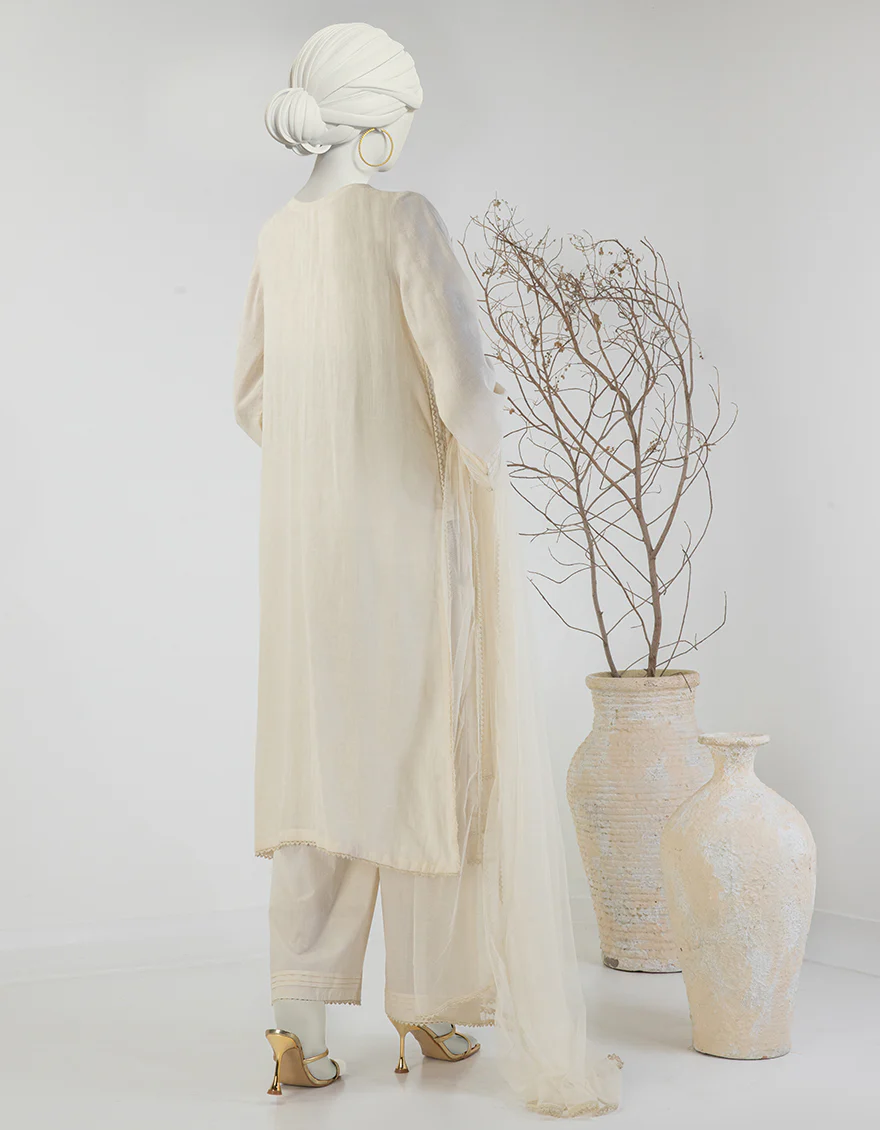BEIGE DOBBY 3PC STITCHED | JLAWN-S-25-127/S PEA - Image 2