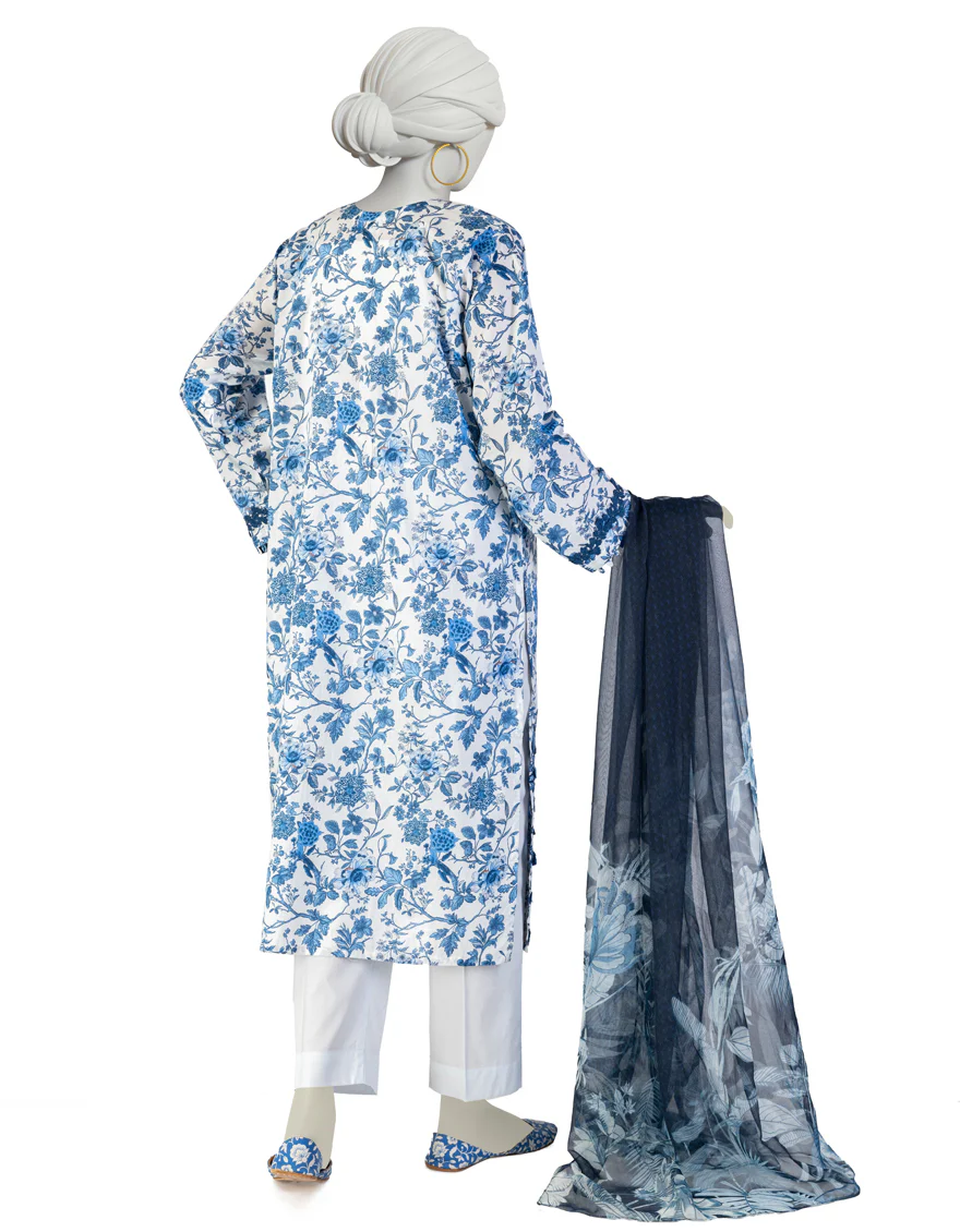 BLUE LAWN 3PC STITCHED | JLAWN-S-25-131/S GAR - Image 2
