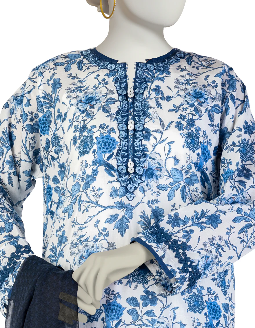 BLUE LAWN 3PC STITCHED | JLAWN-S-25-131/S GAR - Image 3