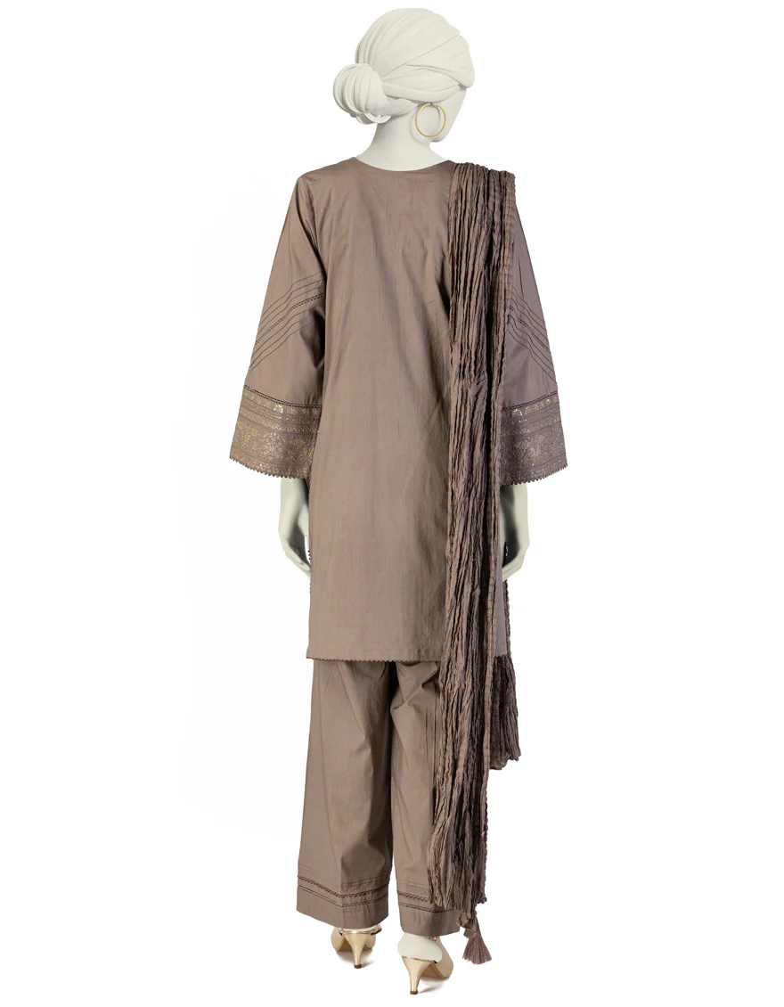 GREY LAWN 3PC STITCHED | JLAWN-S-25-135/S CHI - Image 2