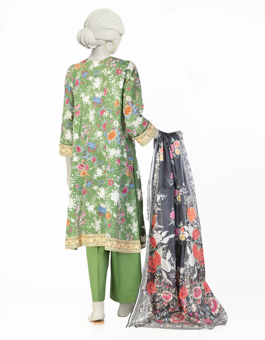 GREEN LAWN 3PC STITCHED | JLAWN-S-25-139/S GAR - Image 2