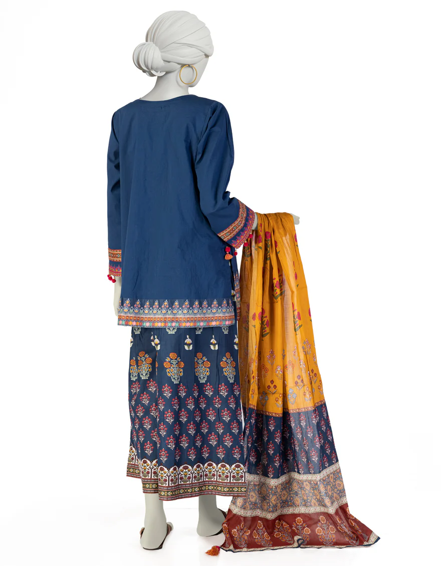 BLUE LAWN 3PC STITCHED | JLAWN-S-25-146/S FUS - Image 2