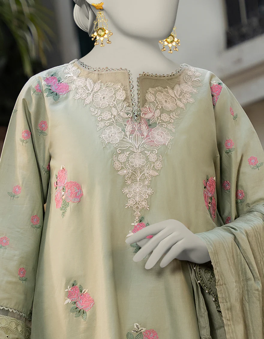 GREEN LAWN 3PC STITCHED | JLAWN-S-25-159/S SCH - Image 2
