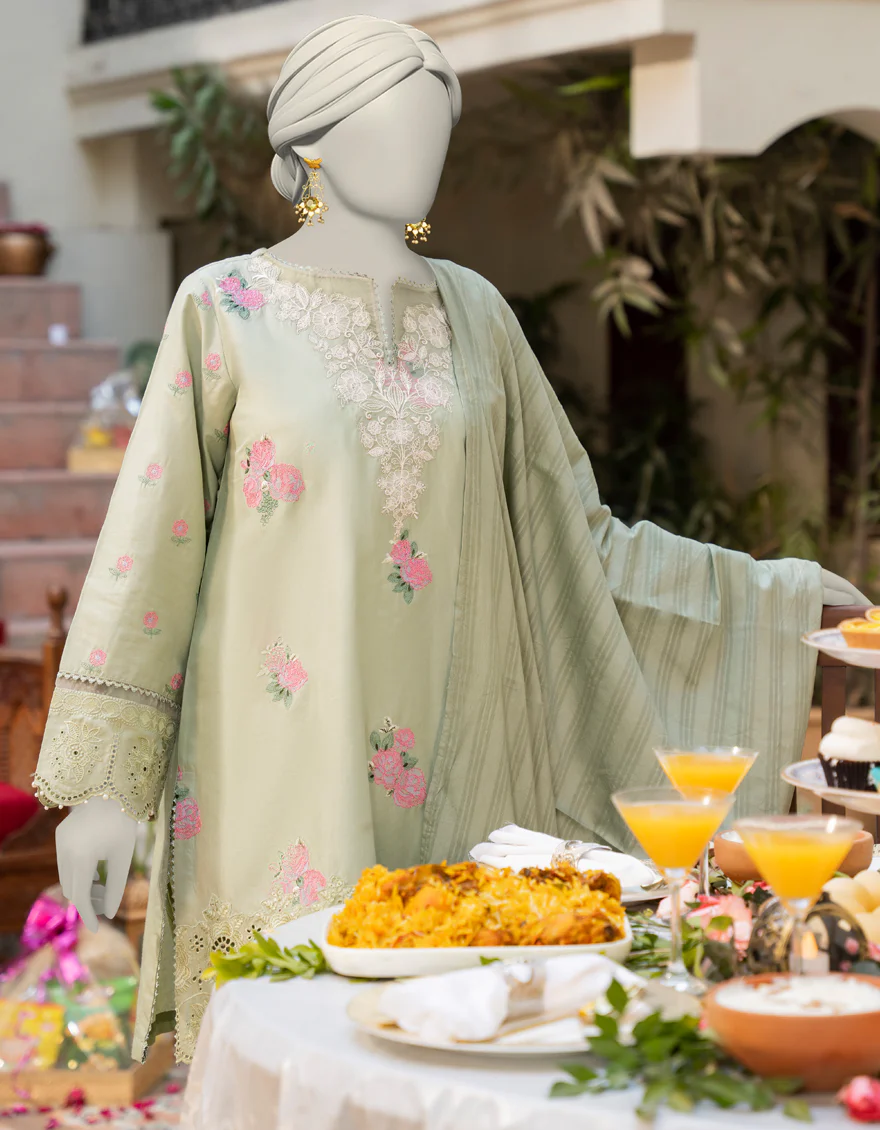 GREEN LAWN 3PC STITCHED | JLAWN-S-25-159/S SCH - Image 3