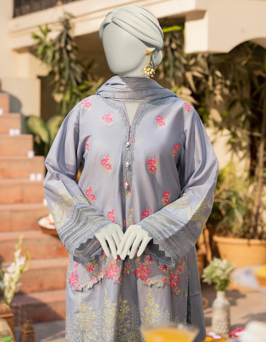 BLUE LAWN 3PC STITCHED | JLAWN-S-25-160/S SCH - Image 3