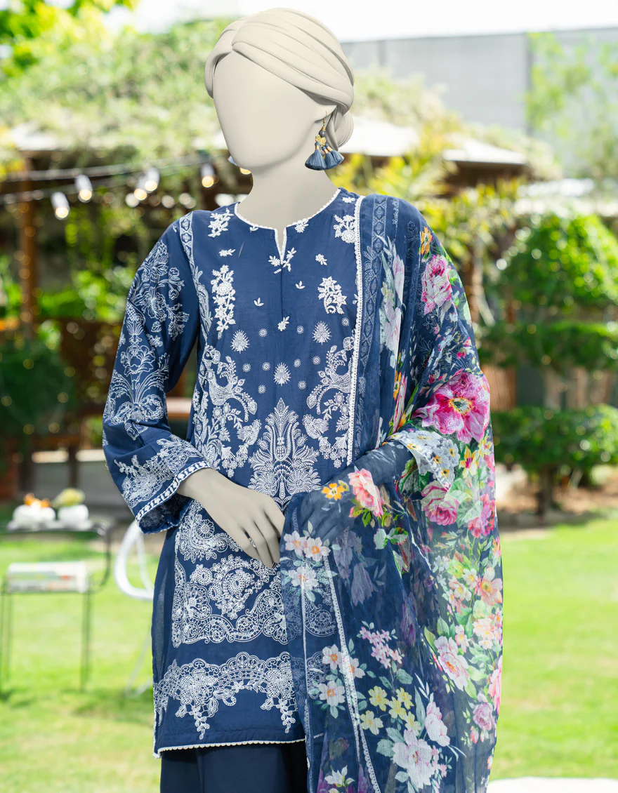 BLUE LAWN 3PC STITCHED | JLAWN-S-25-176/S MON - Image 3